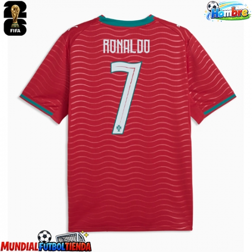 Camiseta Portugal Cristiano Ronaldo #7 Primera Equipación Replica Mundial 2026 mangas cortas